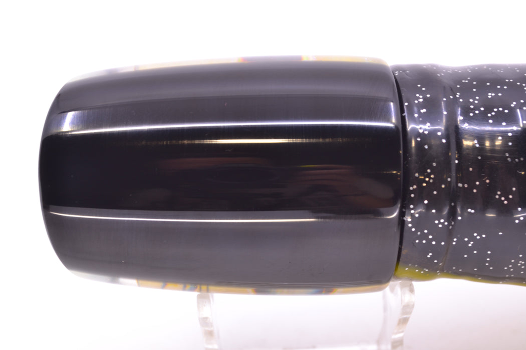 Marlin Magic Golden MOP Black Back Taxi Eyes Large Ruckus 14" 13oz Skirted Black-Gold GZE