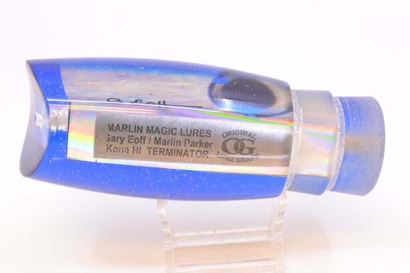 Marlin Magic Lures White Awabi Blue Back Taxi Eyes Terminator 14" 10.2oz