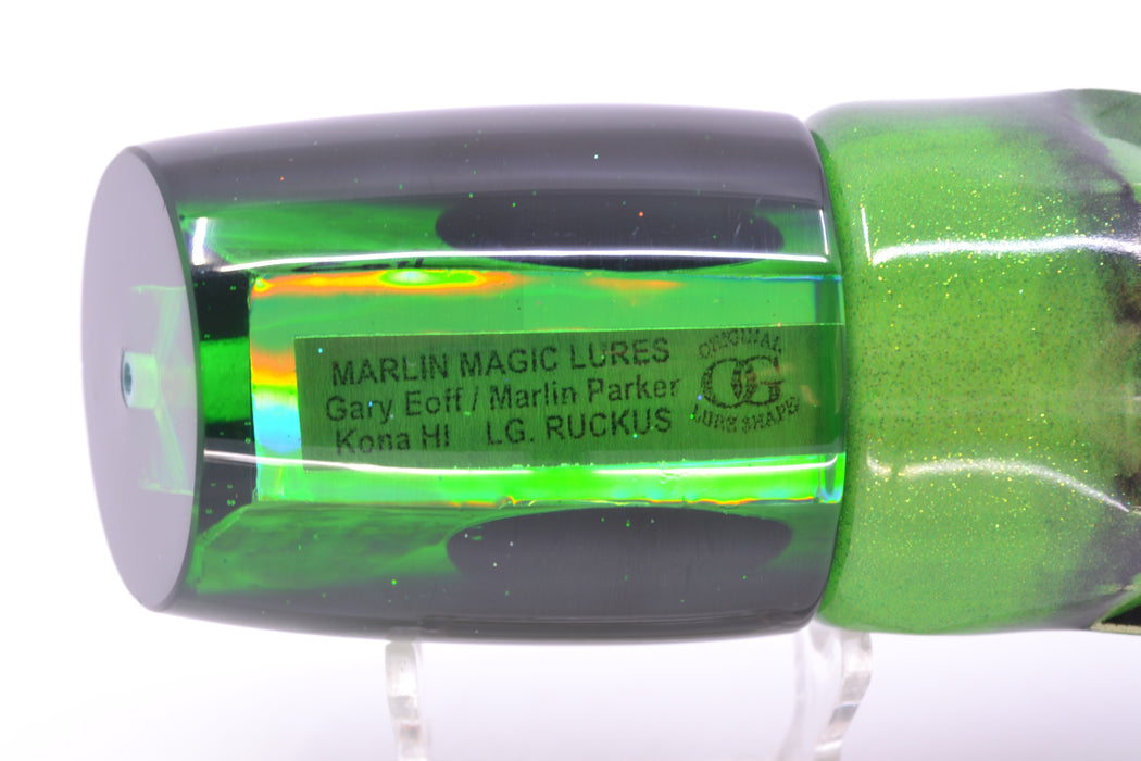 Marlin Magic Green MOP Black Back Taxi Eyes Large Ruckus 14" 11.3oz FT Vinyl Green Tiger GZE