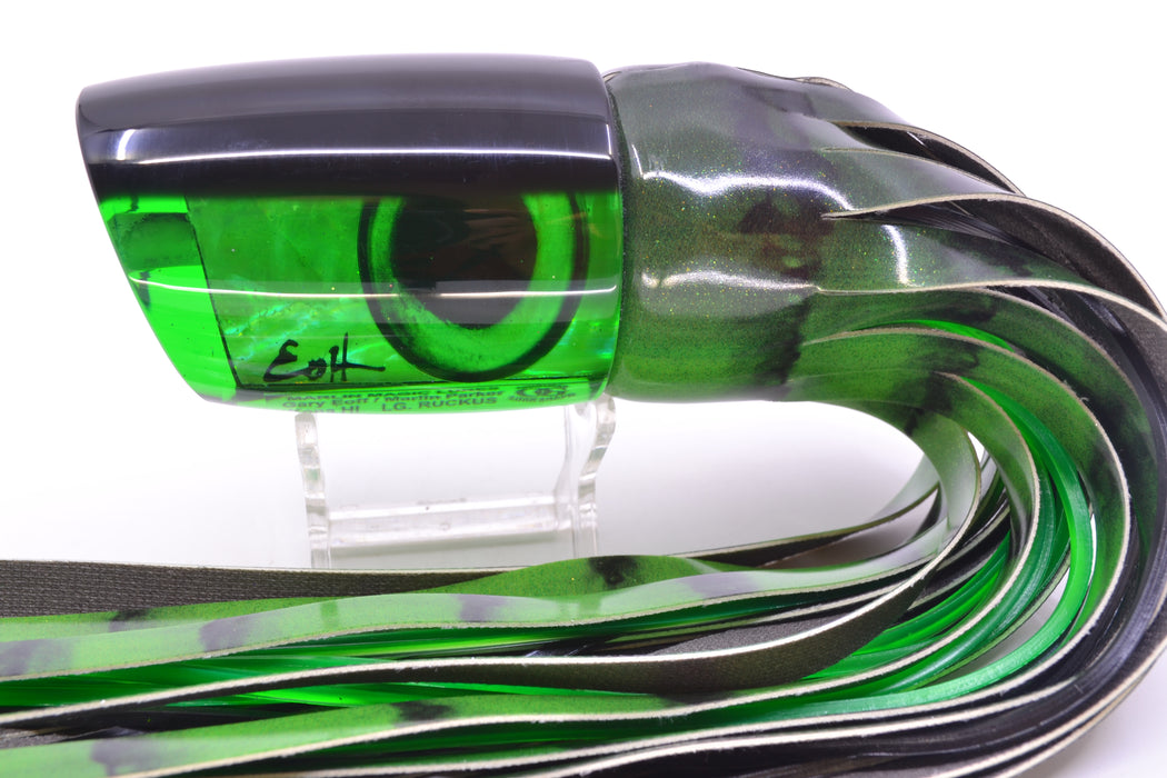 Marlin Magic Green MOP Black Back Taxi Eyes Large Ruckus 14" 11.3oz FT Vinyl Green Tiger GZE