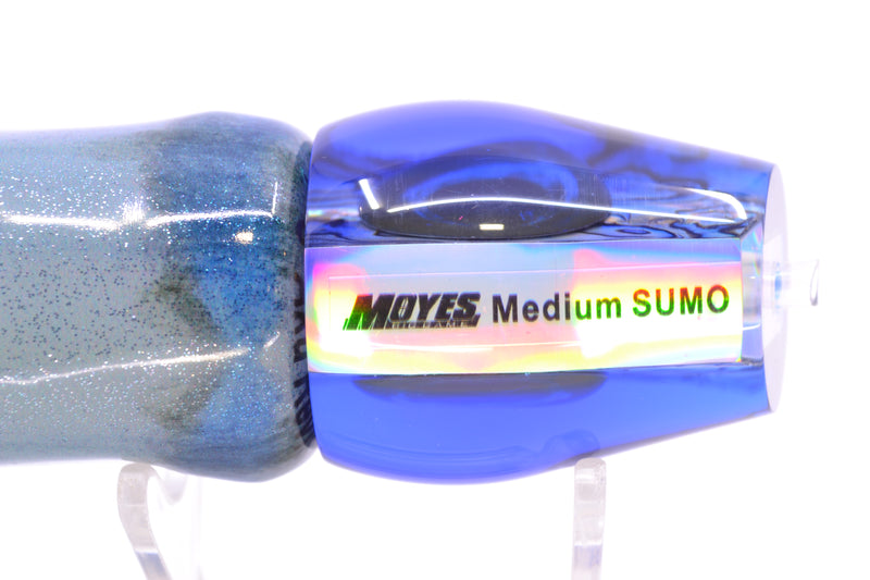 Moyes Lures Paua Shell Blue Back Medium Sumo 12" 5.5oz FT Vinyl Aku Revisited