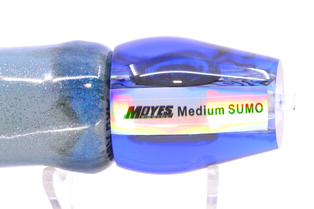 Moyes Lures Paua Shell Blue Back Medium Sumo 12" 5.5oz FT Vinyl Aku Revisited GZE