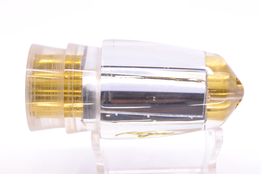 Koya Lures Clear Mirrored 4-Hole Bullet 9"+ 6oz GZE