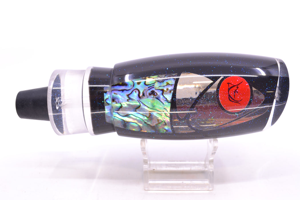 Bonze Lures Hydra Silver-Paua Fish Red Eyes Violator 14" 12.5oz