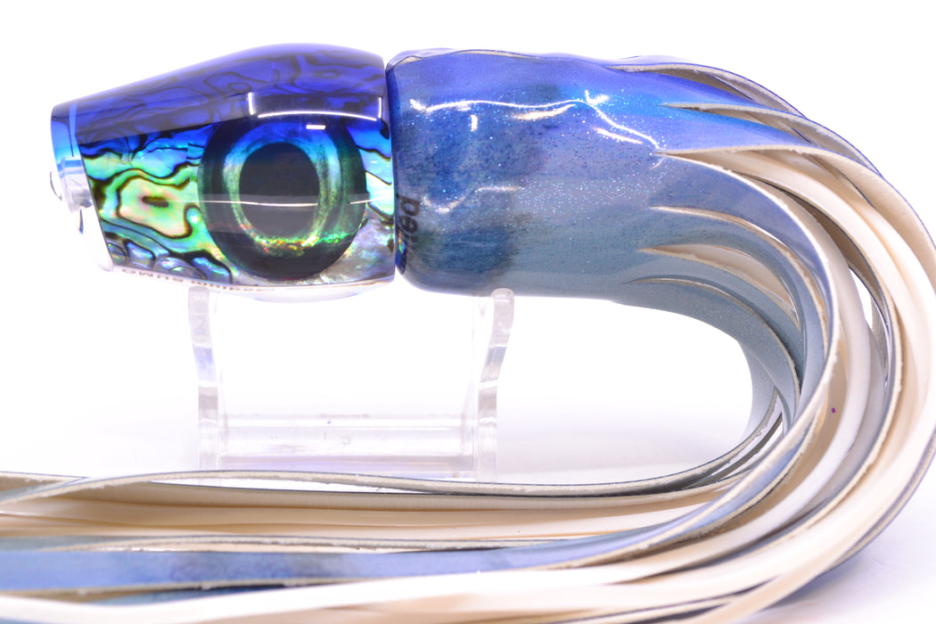 Moyes Lures Paua Shell Blue Back Medium Sumo 12" 5.5oz FT Vinyl Aku Revisited GZE