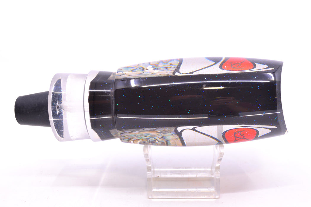 Bonze Lures Hydra Silver-Paua Fish Red Eyes Violator 14" 12.5oz