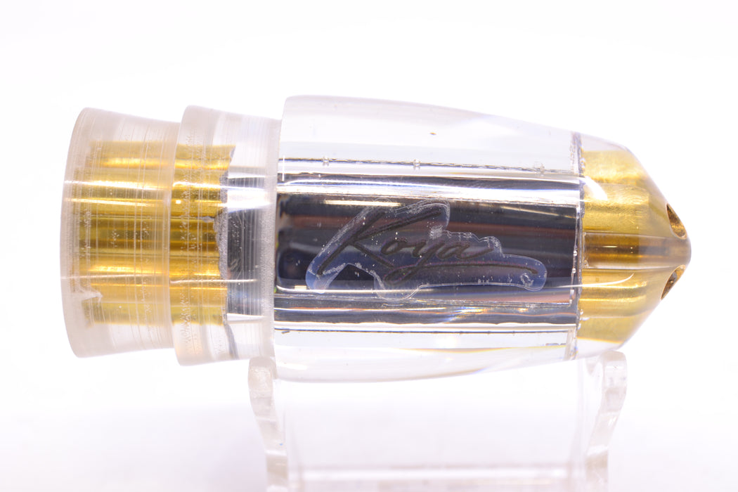 Koya Lures Clear Mirrored 4-Hole Bullet 9"+ 6oz GZE