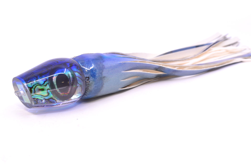 Moyes Lures Paua Shell Blue Back Medium Sumo 12" 5.5oz FT Vinyl Aku Revisited GZE