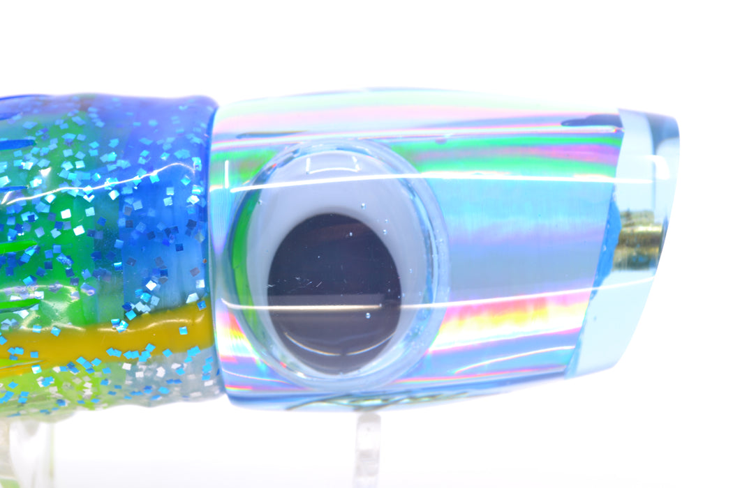 Koya Lures Ice Blue Rainbow Doll Eyes Small 861 10" 7oz Skirted Blue-Yellow-Silver GZE