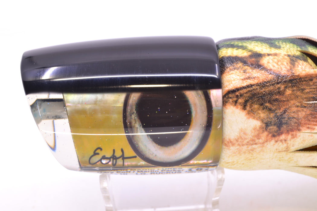 Marlin Magic Golden MOP Black Back Taxi Eyes Large Ruckus 14" 13oz ALV Vinyl Mackerel GZE