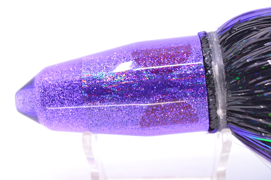 TANTRUM Lures Purple Rainbow Purple Back Medium Bullet 9" 7oz EZ Flash Black-Purple-White