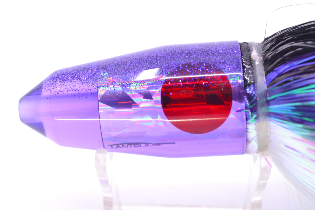 TANTRUM Lures Purple Rainbow Purple Back Medium Bullet 9" 7oz EZ Flash Black-Purple-White
