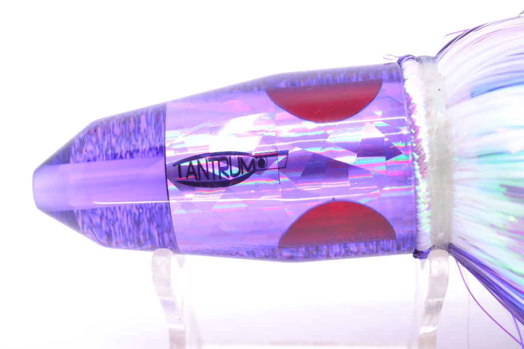 TANTRUM Lures Purple Rainbow Purple Back Medium Bullet 9" 7oz EZ Flash Black-Purple-White