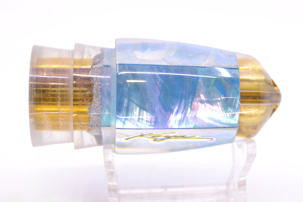 Koya Lures Ice Blue MOP 4-Hole Bullet 9"+ 6oz GZE