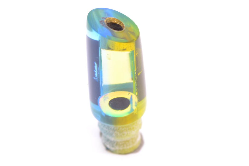 Coggin Lures Blue-Yellow Mirrored Mini Baby Peanut Stick 4.5" 0.5oz GZE