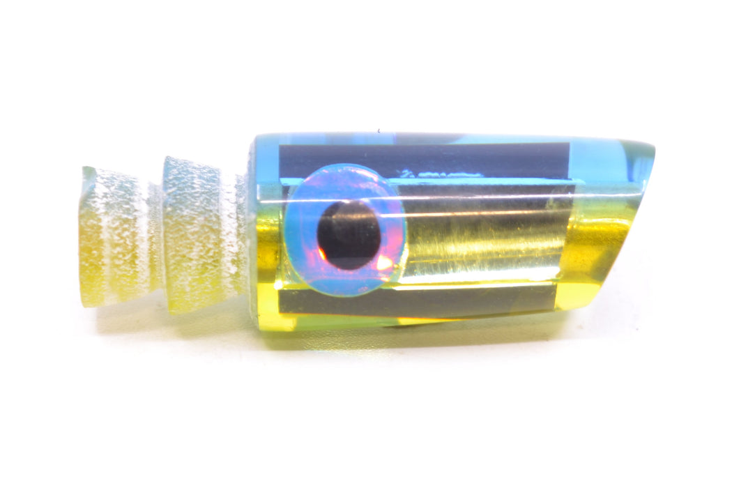 Coggin Lures Blue-Yellow Mirrored Mini Baby Peanut Stick 4.5" 0.5oz GZE