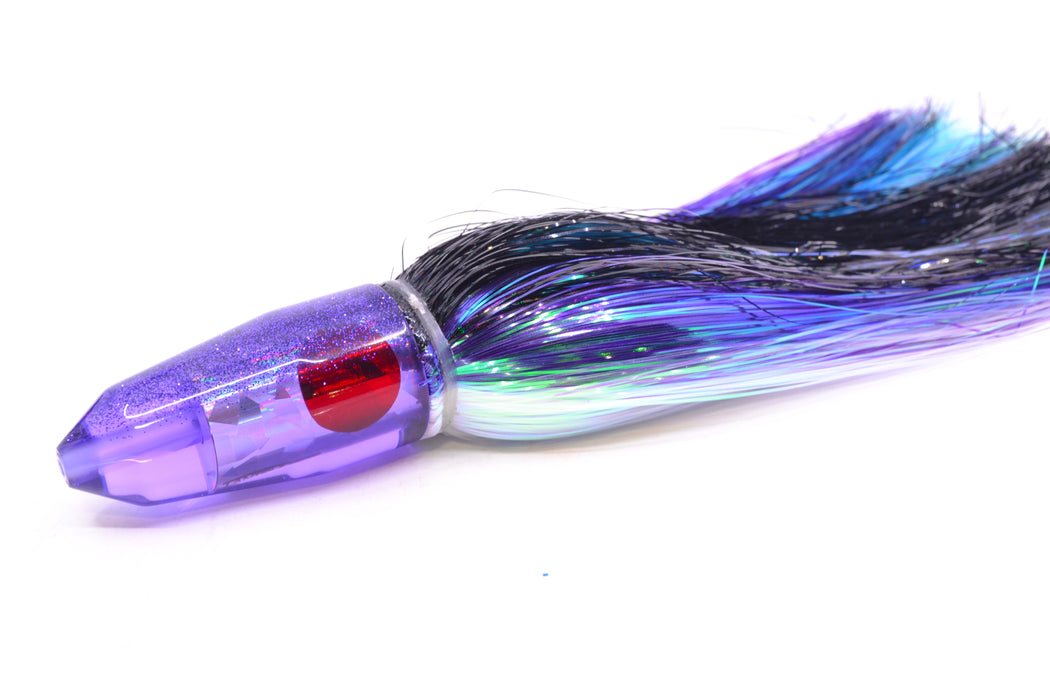 TANTRUM Lures Purple Rainbow Purple Back Medium Bullet 9" 7oz EZ Flash Black-Purple-White