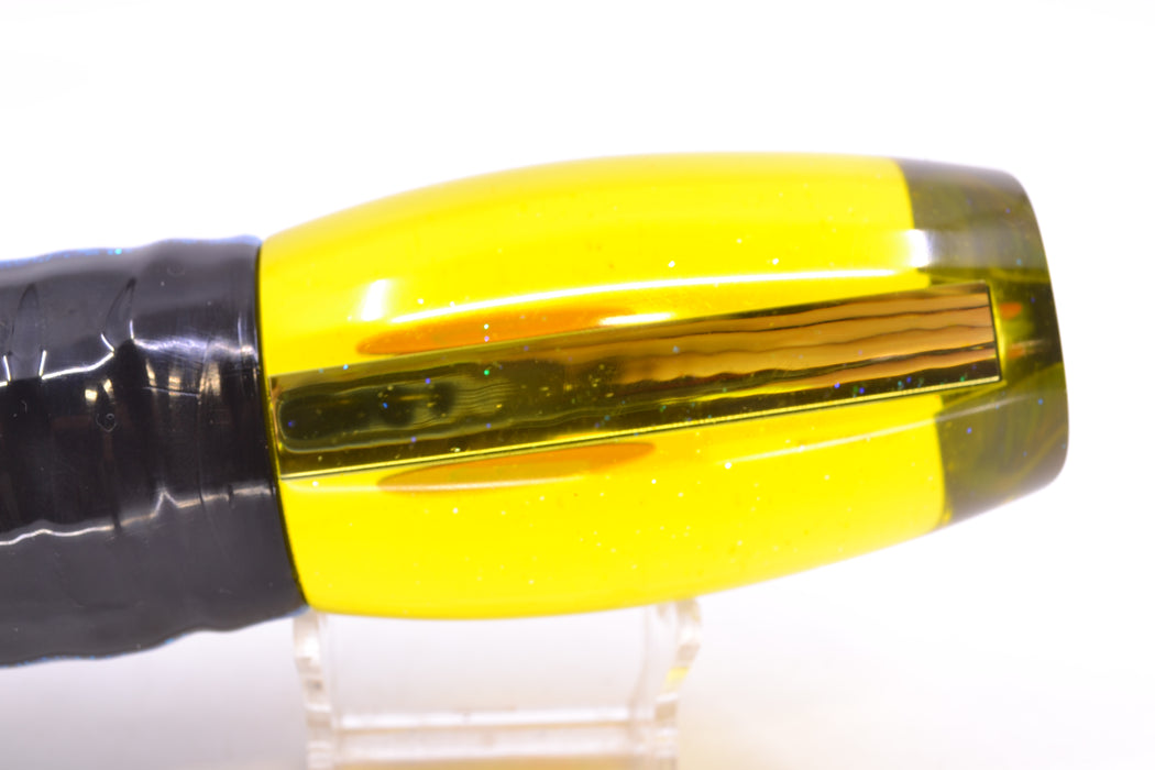 Bonze Lures Yellow Mirrored Red Eyes Submission 14" 13oz Skirted Yellowfin GZE