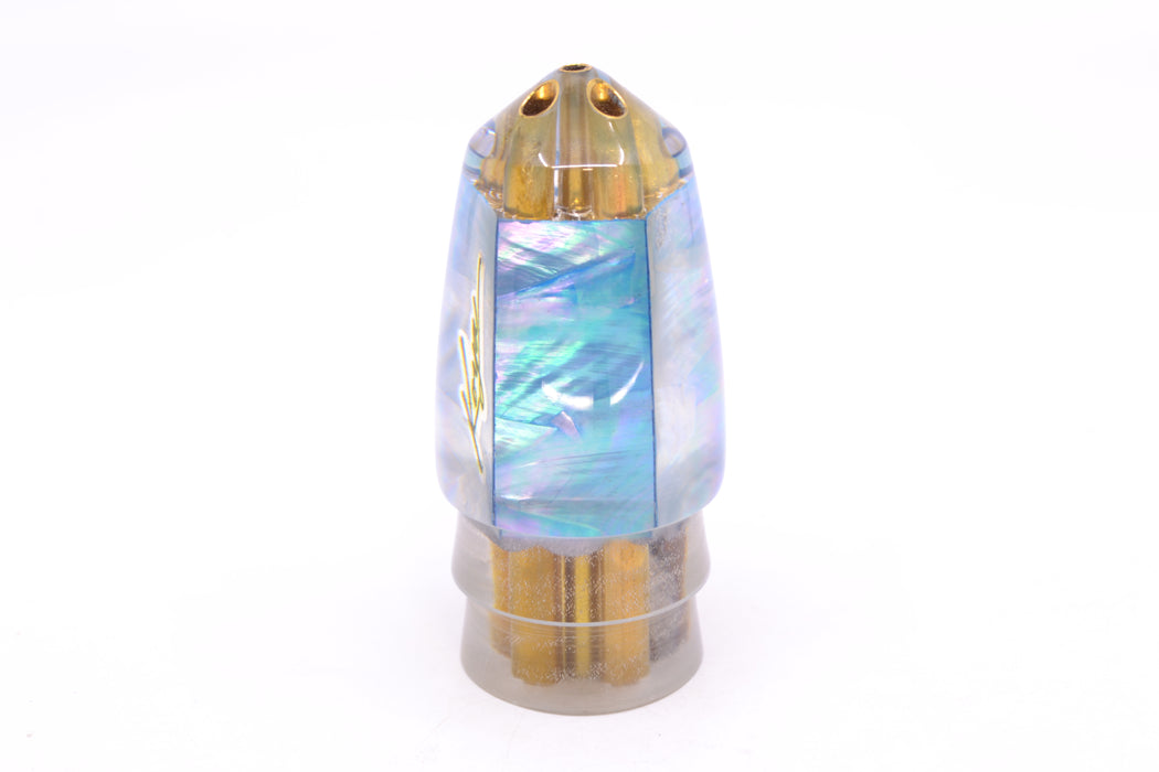 Koya Lures Ice Blue MOP 4-Hole Bullet 9"+ 6oz GZE