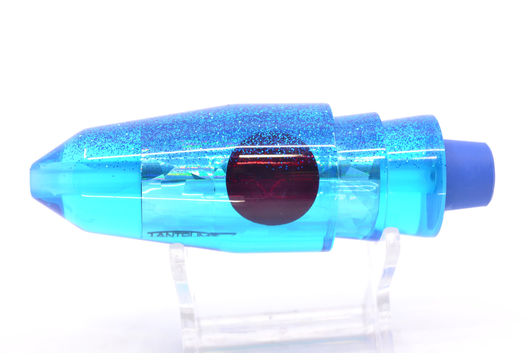 TANTRUM Lures Ice Blue Rainbow Ice Blue Glitter Back Red Eyes Medium Bullet 9" 5.5oz