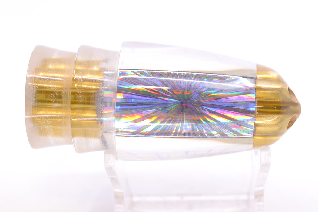 Koya Lures Silver Rainbow Starburst 1/4" Jet Clean Sweep Bullet 10" 5.5oz GZE