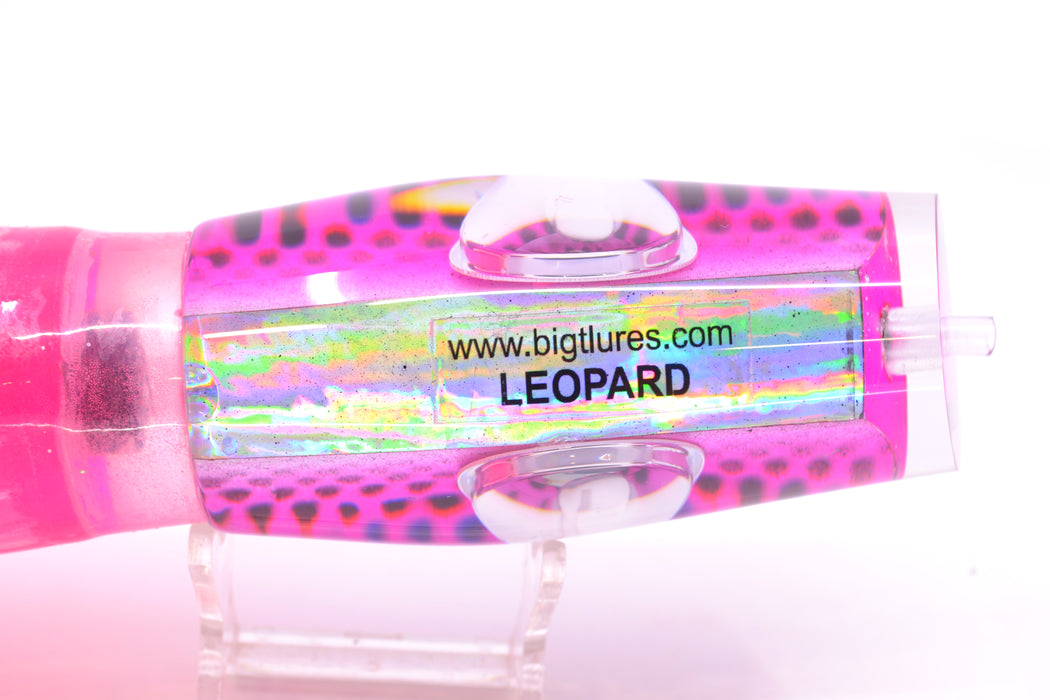Big T Lures Pink-Silver Pearl Black Dotted Back Leopard 12" 10.7oz Skirted Pink/Pink GZE