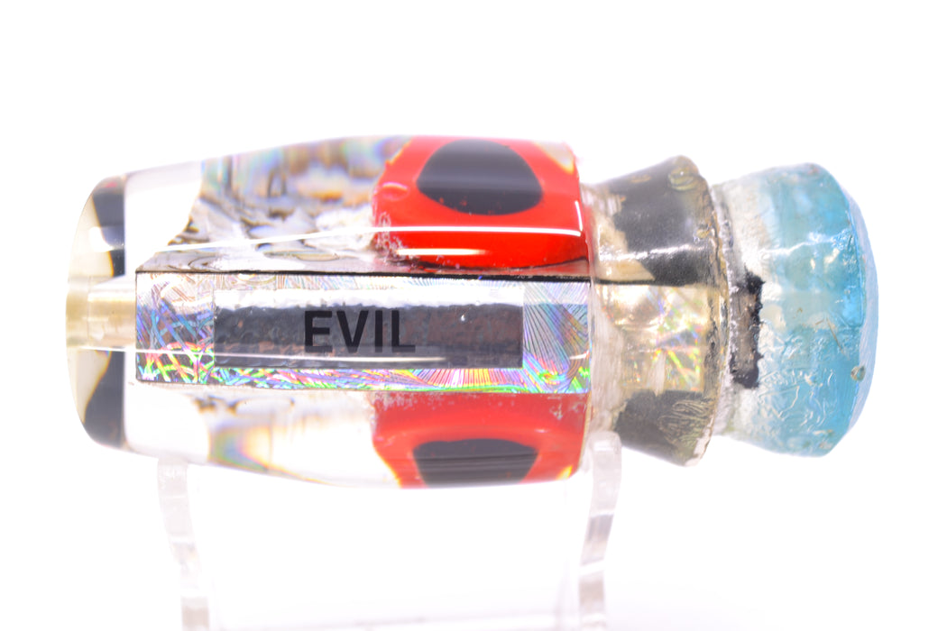 Joe Yee Paua Shell Black-Red Eyes "Evil" Apollo 12" 2.8oz GZE