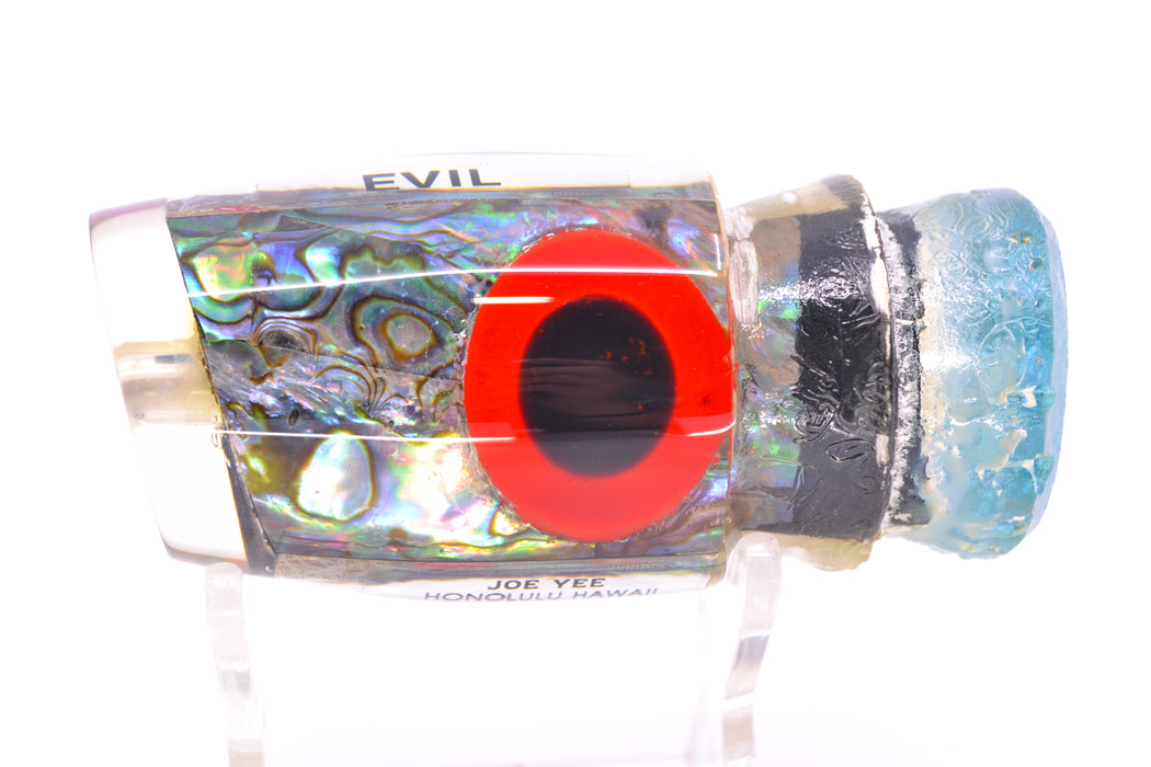 Joe Yee Paua Shell Black-Red Eyes "Evil" Apollo 12" 2.8oz GZE