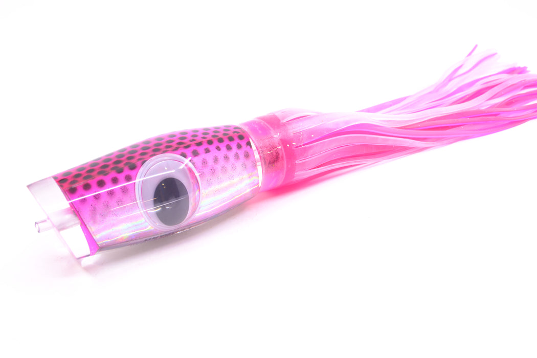 Big T Lures Pink-Silver Pearl Black Dotted Back Leopard 12" 10.7oz Skirted Pink/Pink GZE