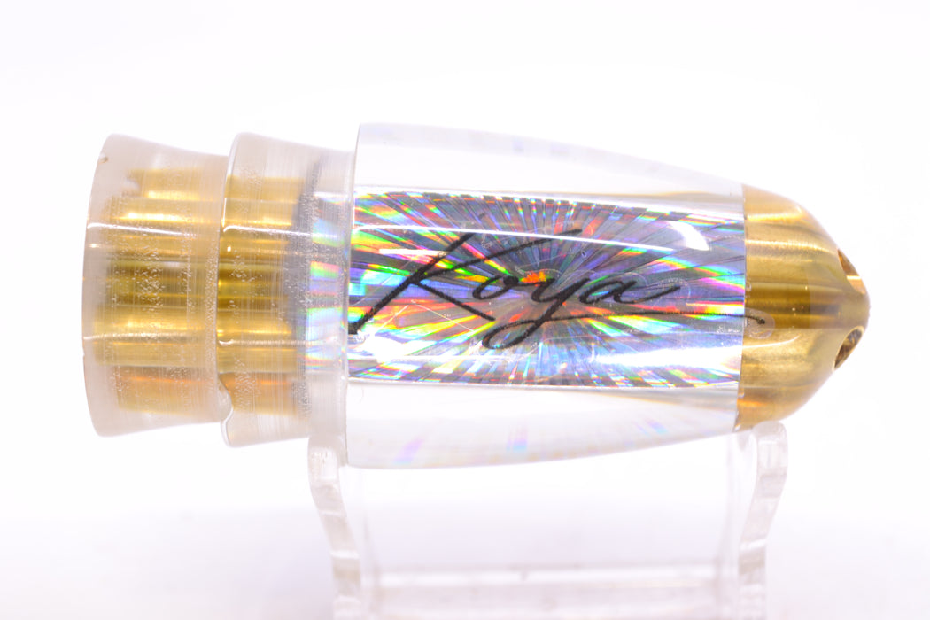 Koya Lures Silver Rainbow Starburst 1/4" Jet Clean Sweep Bullet 10" 5.5oz GZE