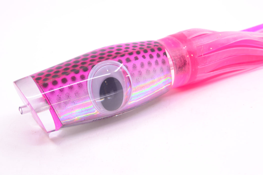 Big T Lures Pink-Silver Pearl Black Dotted Back Leopard 12" 10.7oz Skirted Pink/Pink GZE