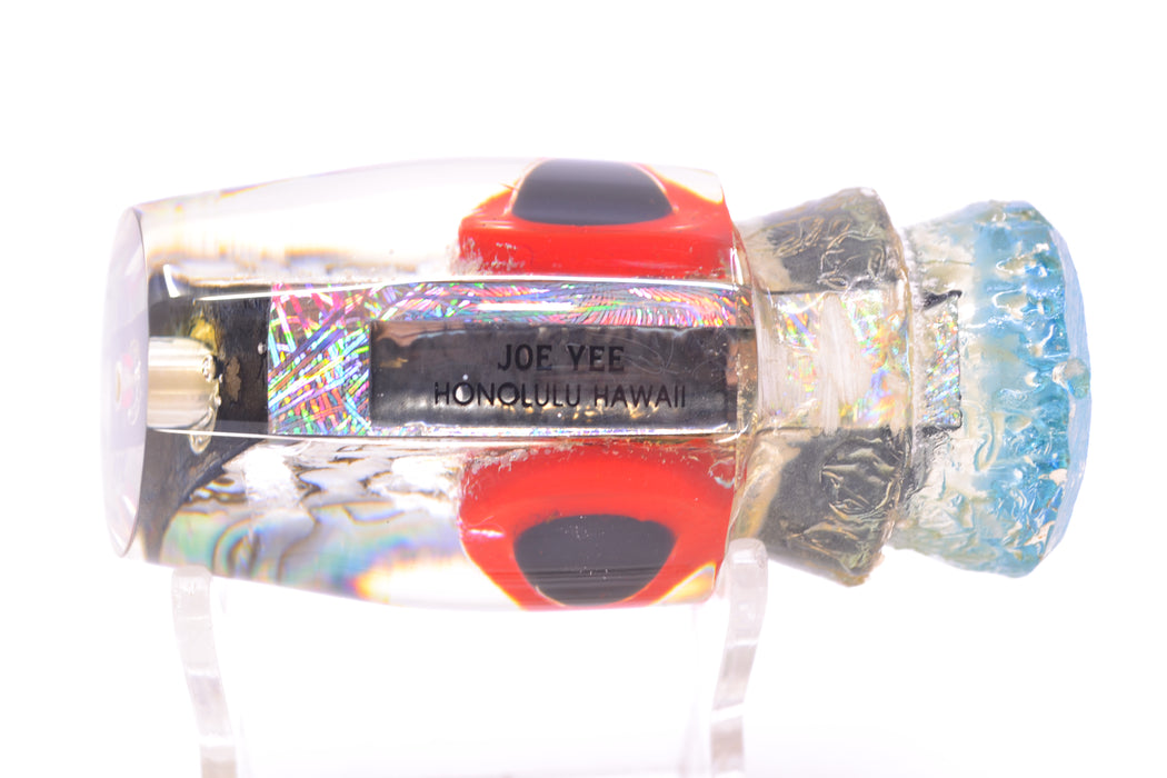 Joe Yee Paua Shell Black-Red Eyes "Evil" Apollo 12" 2.8oz GZE