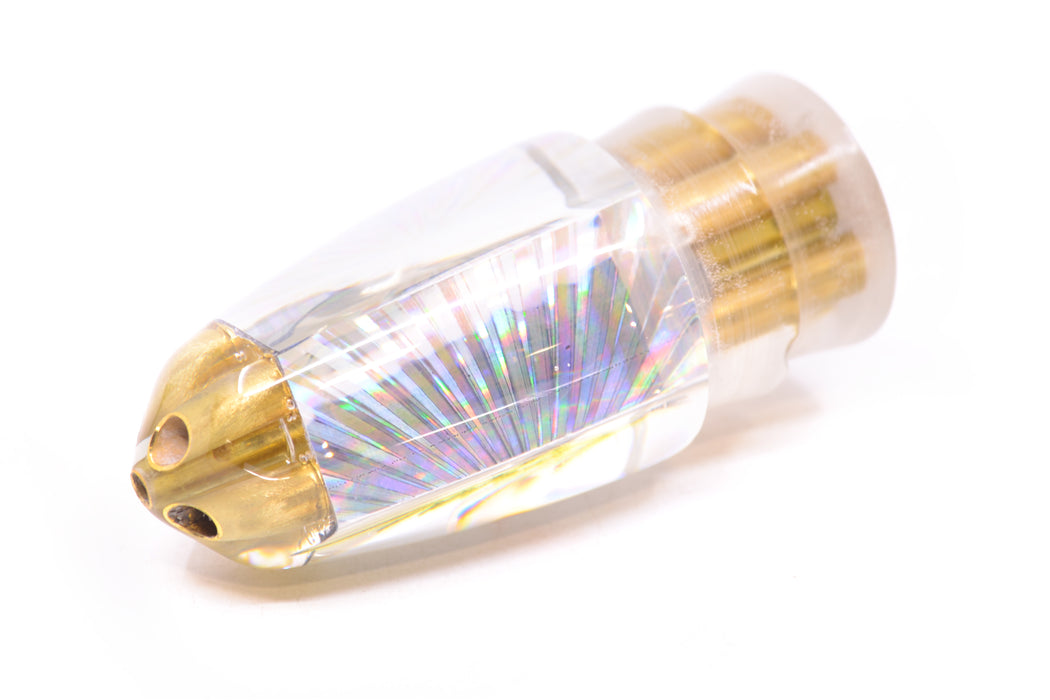 Koya Lures Silver Rainbow Starburst 1/4" Jet Clean Sweep Bullet 10" 5.5oz GZE