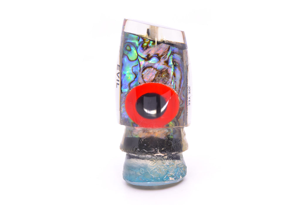 Joe Yee Paua Shell Black-Red Eyes "Evil" Apollo 12" 2.8oz GZE