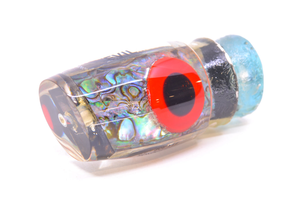 Joe Yee Paua Shell Black-Red Eyes "Evil" Apollo 12" 2.8oz GZE