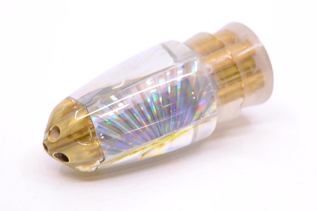 Koya Lures Silver Rainbow Starburst 1/4" Jet Clean Sweep Bullet 10" 5.5oz GZE