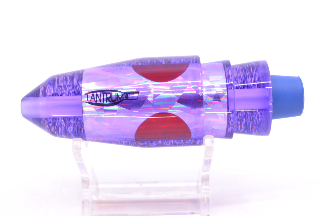 TANTRUM Lures Purple Rainbow Purple Glitter Back Red Eyes Medium Bullet 9" 5.5oz