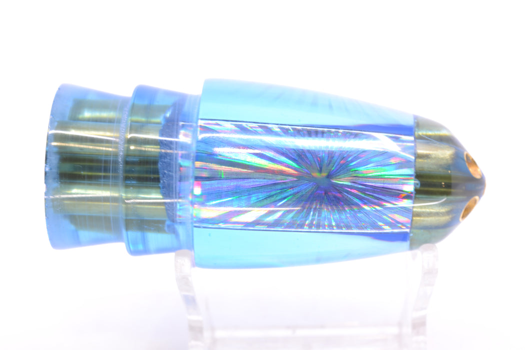 Koya Lures Ice Blue Rainbow Starburst 1/4" Jet Clean Sweep Bullet 10" 5.5oz GZE