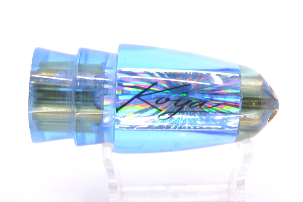 Koya Lures Ice Blue Rainbow Starburst 1/4" Jet Clean Sweep Bullet 10" 5.5oz GZE