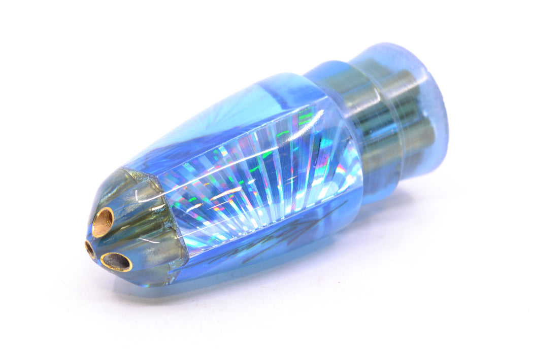 Koya Lures Ice Blue Rainbow Starburst 1/4" Jet Clean Sweep Bullet 10" 5.5oz GZE