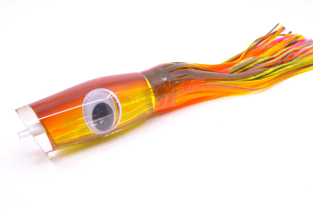 Big T Lures Root Beer-Gold Rainbow Leopard 12" 10.7oz Skirted Root Beer-Gold GZE