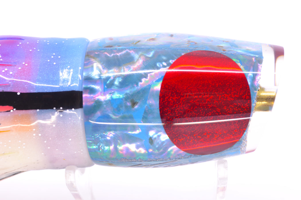 Koya Lures Ice Blue Awabi Red Eyes Small 861 10" 7oz Skirted Gay Bob GZE