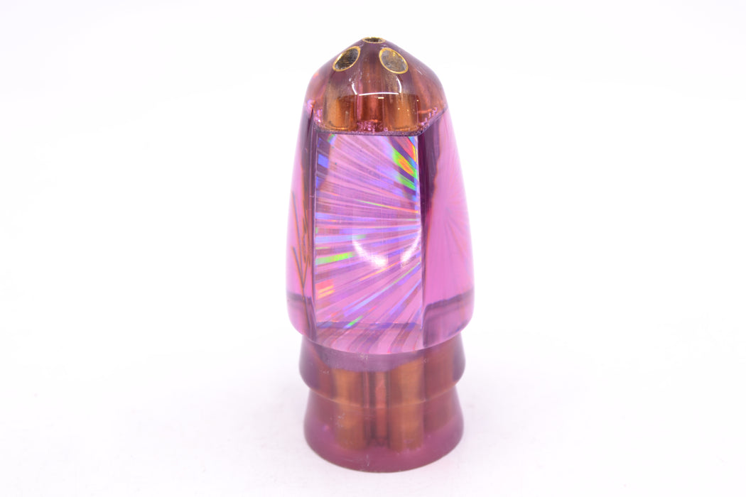 Koya Lures Purple Rainbow Starburst 1/4" Jet Clean Sweep Bullet 10" 5.5oz GZE