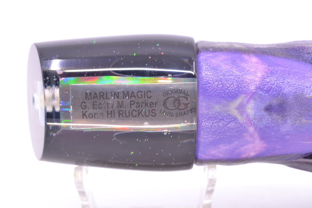Marlin Magic Purple MOP Black Back Taxi Eyes Ruckus 12" 9oz ALV Vinyl Purple Skipjack