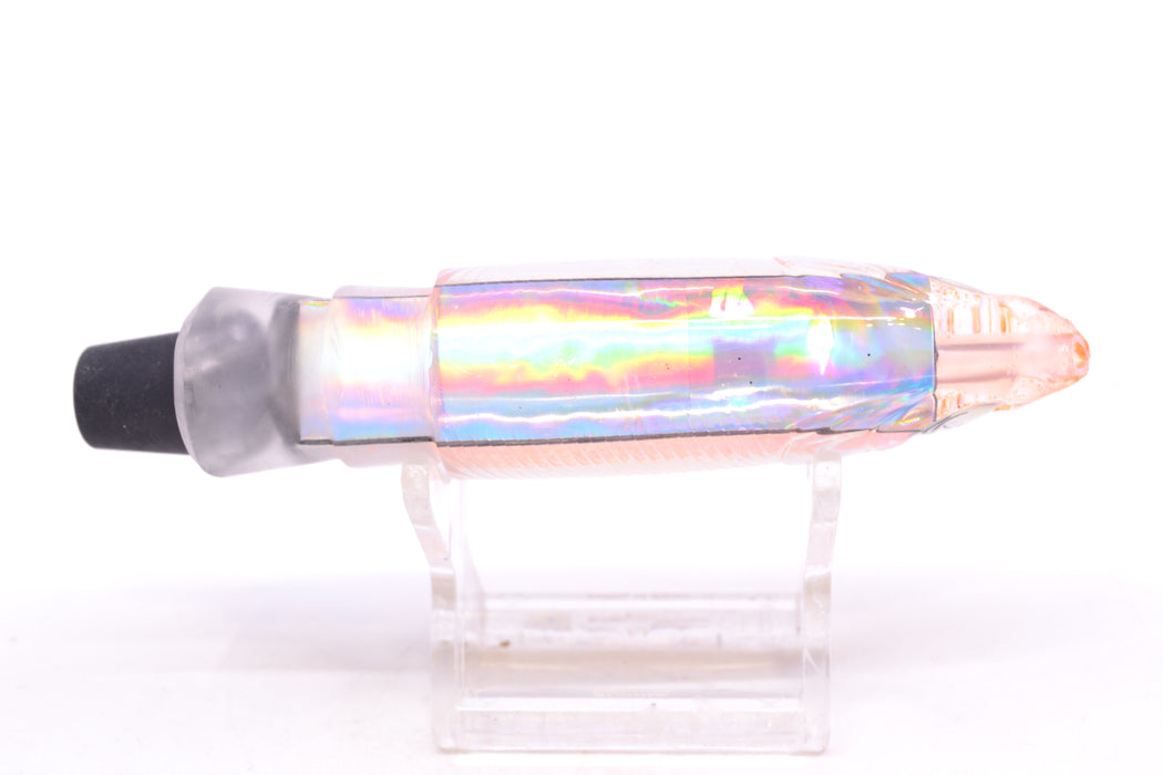 Bonze Lures Silver Rainbow Orange Iridescent Back Weapon 9" 6.8oz