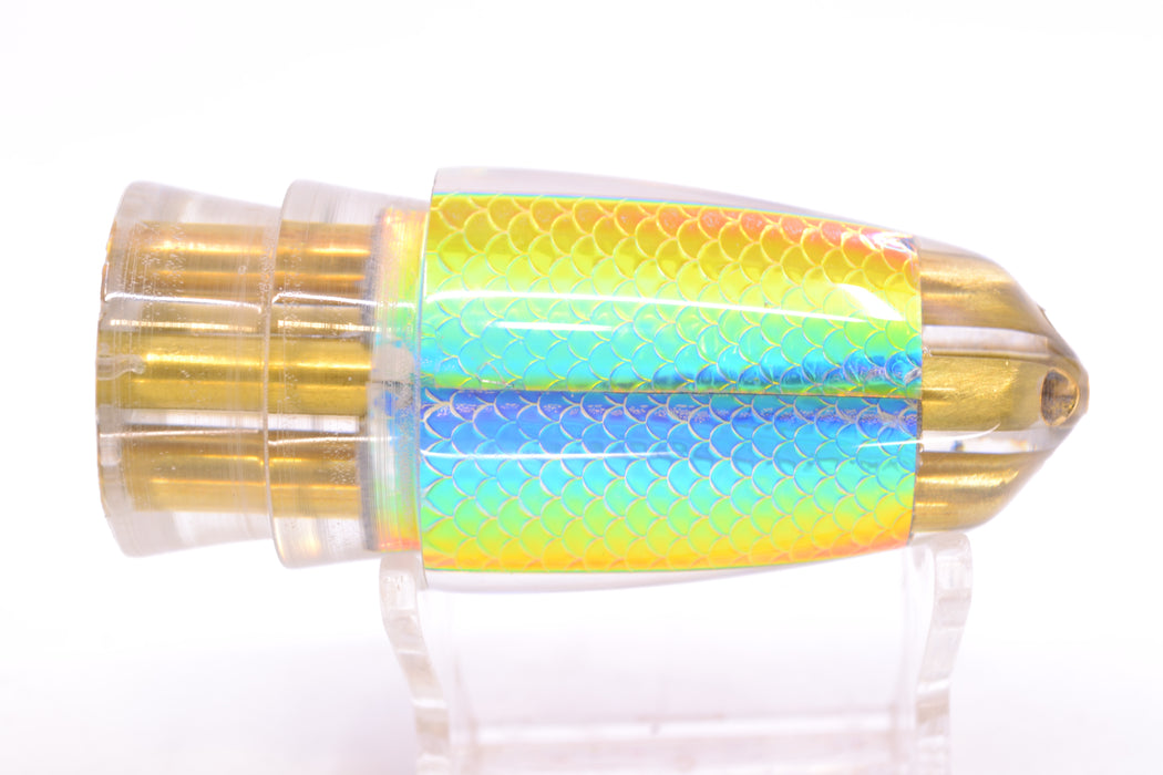 Koya Lures Rainbow Scale 1/4" Jet Clean Sweep Bullet 10" 5.5oz GZE