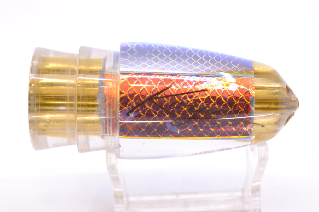 Koya Lures Rainbow Scale 1/4" Jet Clean Sweep Bullet 10" 5.5oz GZE