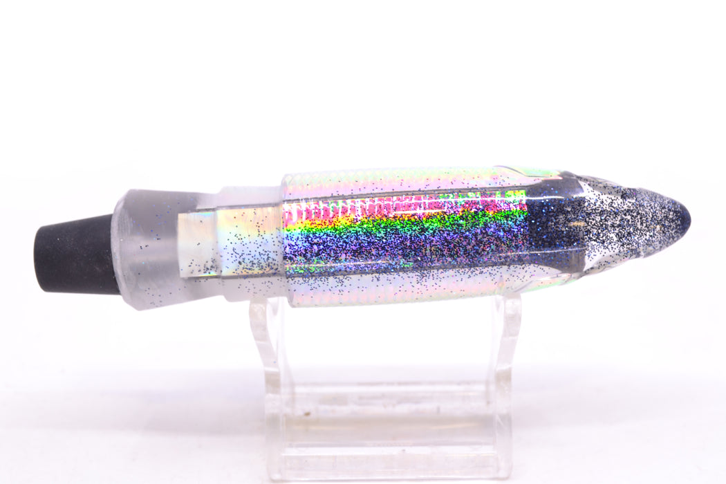 Bonze Lures Silver Rainbow Black Iridescent Back Weapon 9" 6.8oz