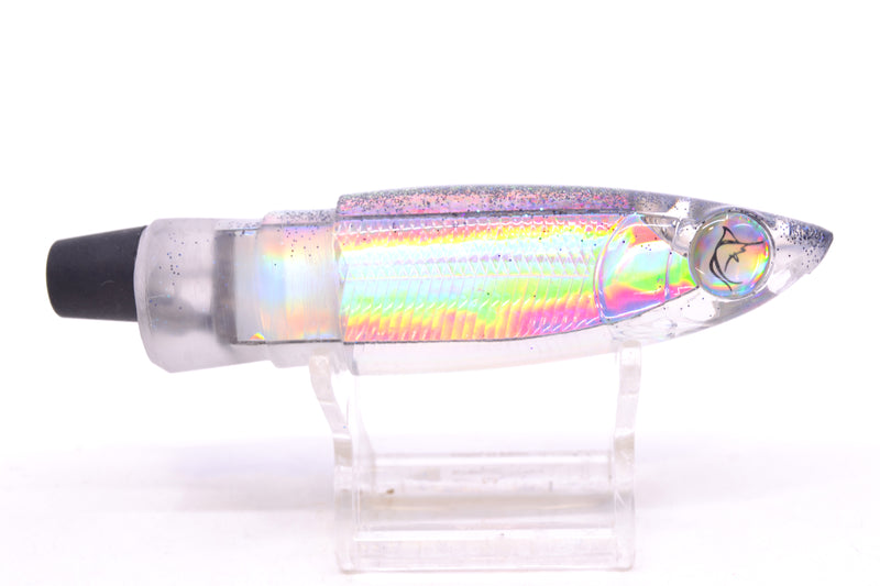 Bonze Lures Silver Rainbow Black Iridescent Back Weapon 9" 6.8oz