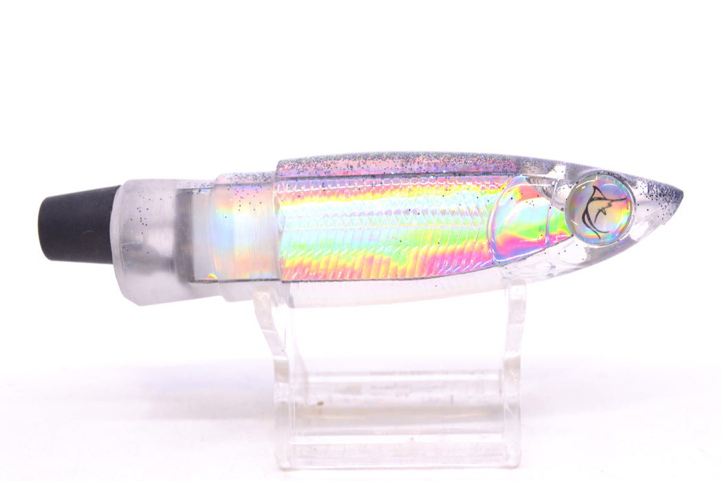 Bonze Lures Silver Rainbow Black Iridescent Back Weapon 9" 6.8oz